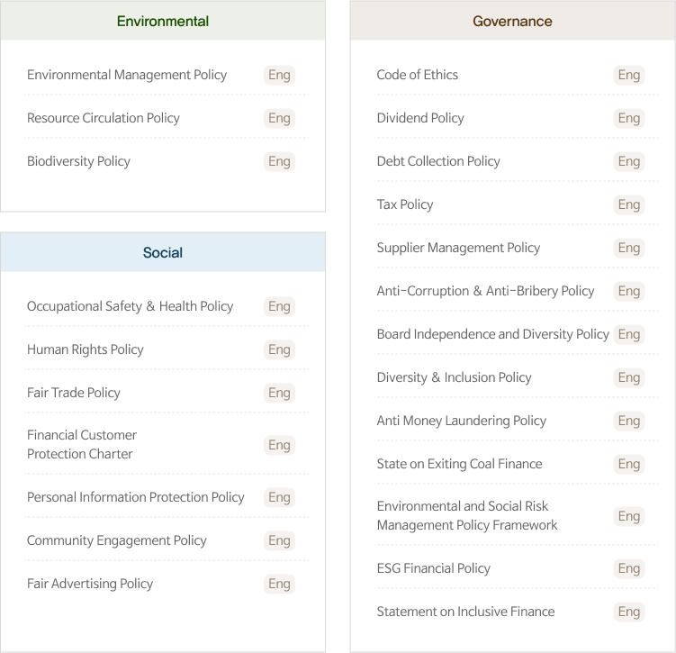 ESG Policy