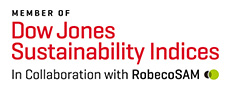 MEMBER OF Dow Jones Sustainability Indices In Collaboration with RobecoSAM